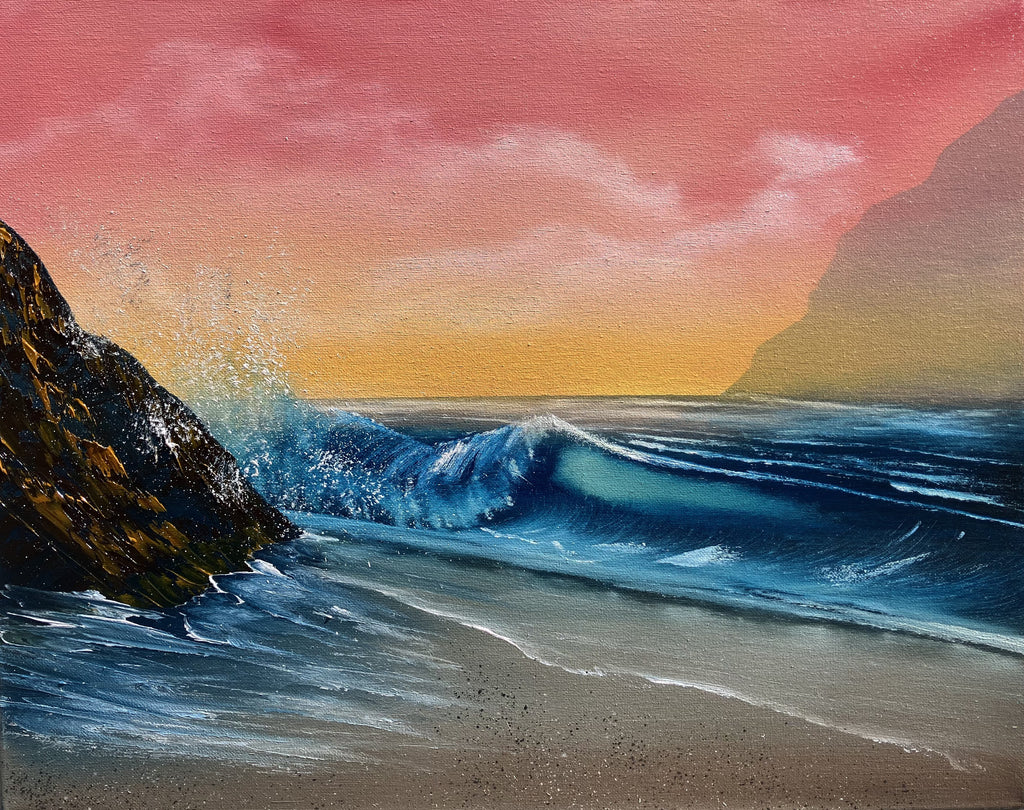 Sunset Break 16x20 Original Oil on Canvas